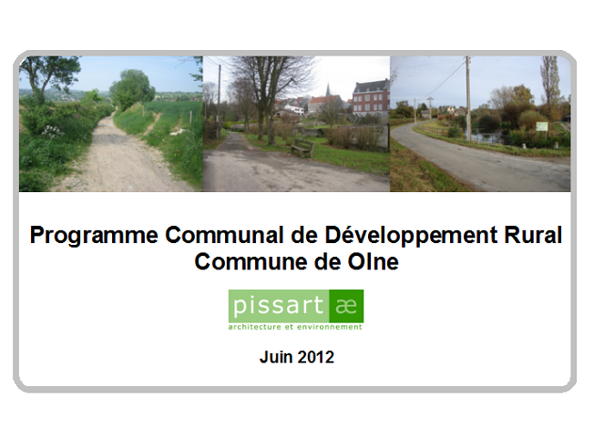 Image-lien vers le projet Plan Communal de Développement Rural de Olne