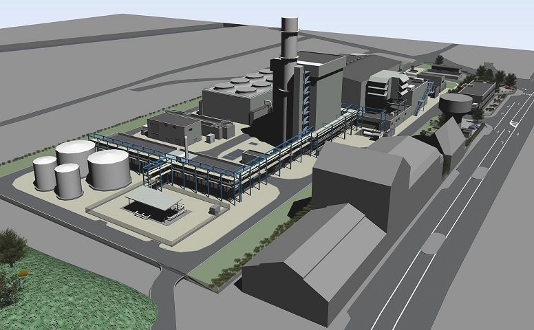 Image-lien vers le projet Construction d'une centrale électrique à Marcinelle (dossier de demande de permis unique)
